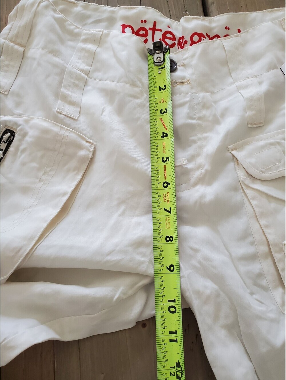Johnny Was White Cargo Linen Pants - Picture 16 of 16
